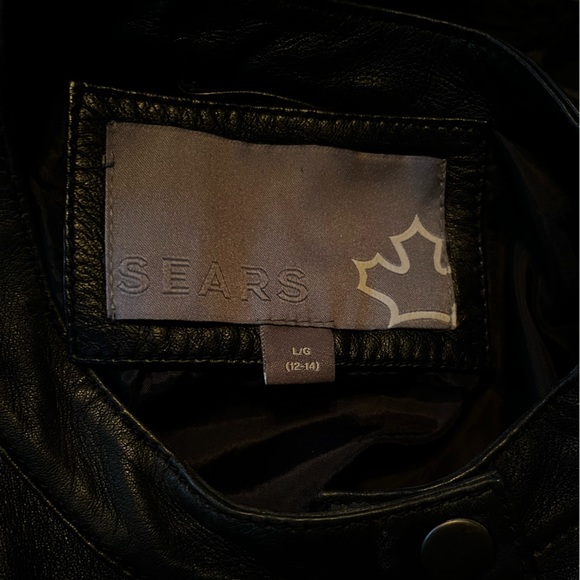 Genuine Leather Moto Jacket - Picture 2 of 4